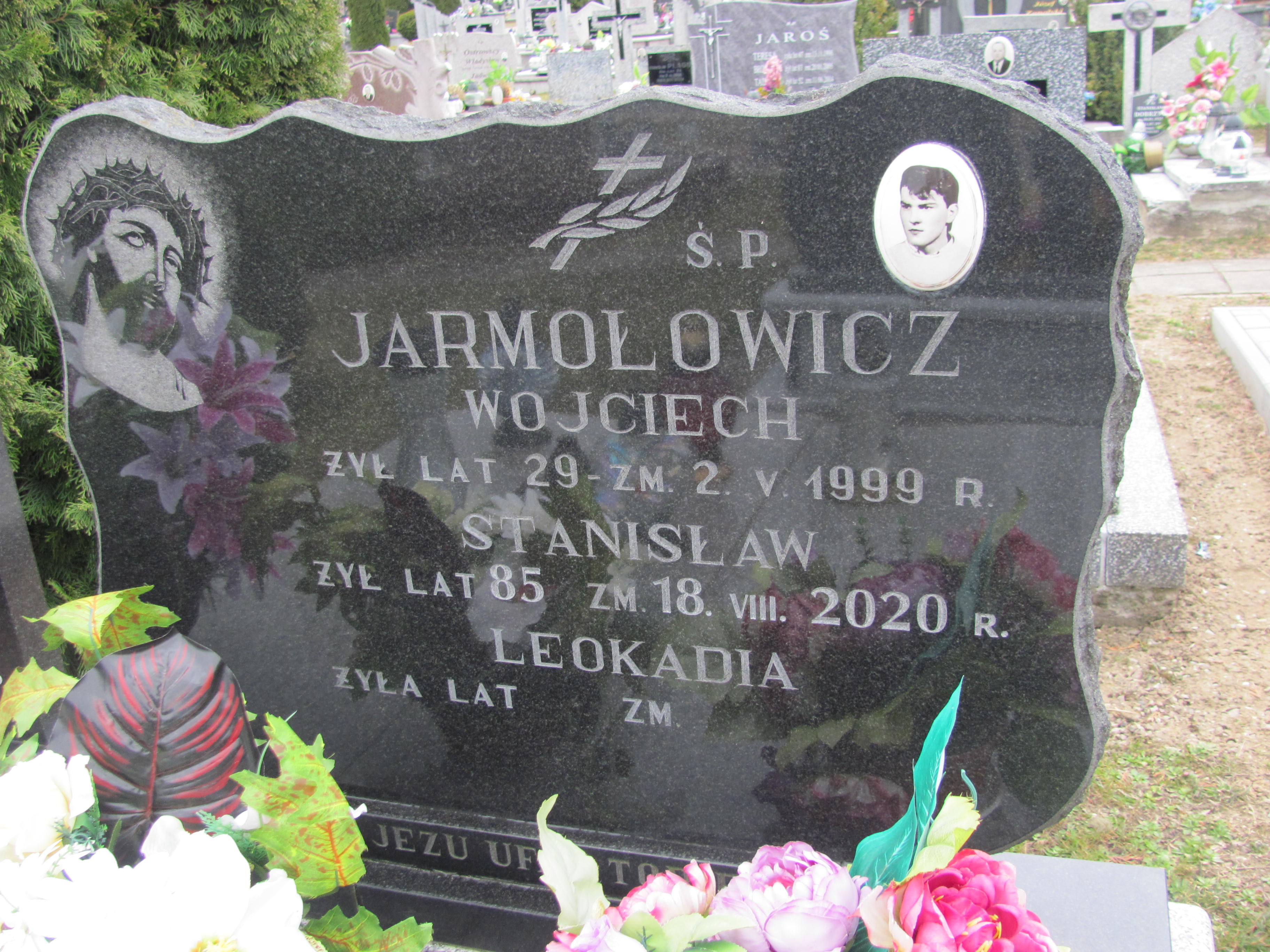 Stanisław Jarmołowicz 1935 Kalinowo - Grobonet - Wyszukiwarka osób pochowanych