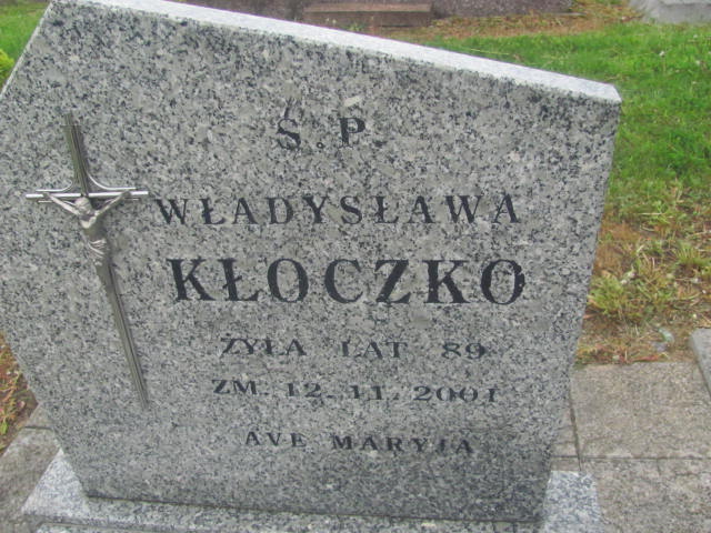 Władysława Kłoczko 1912 Kalinowo - Grobonet - Wyszukiwarka osób pochowanych