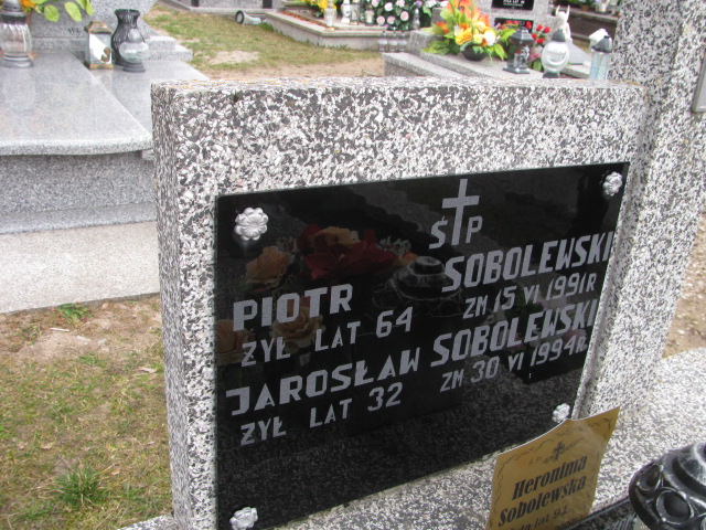 Jarosław Sobolewski Kalinowo - Grobonet - Wyszukiwarka osób pochowanych